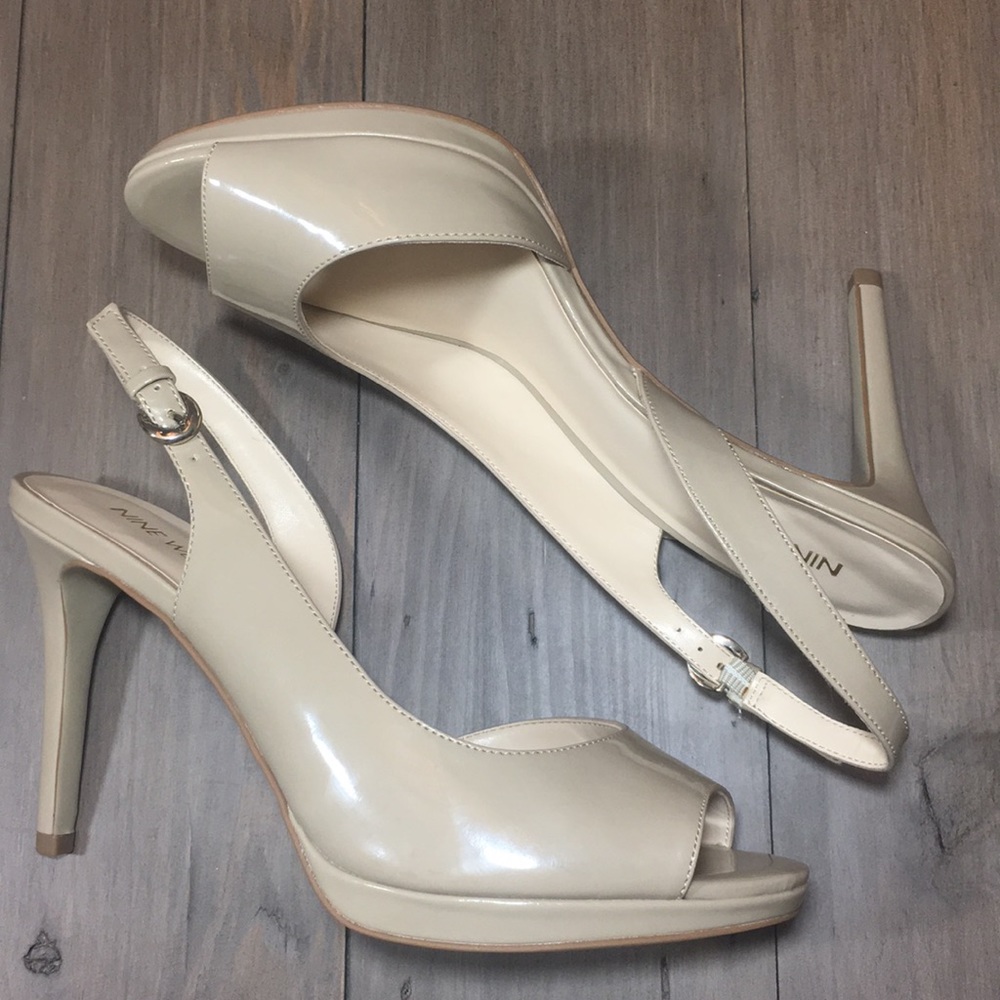 🌟SALE Nine West nude heels like new size 10M